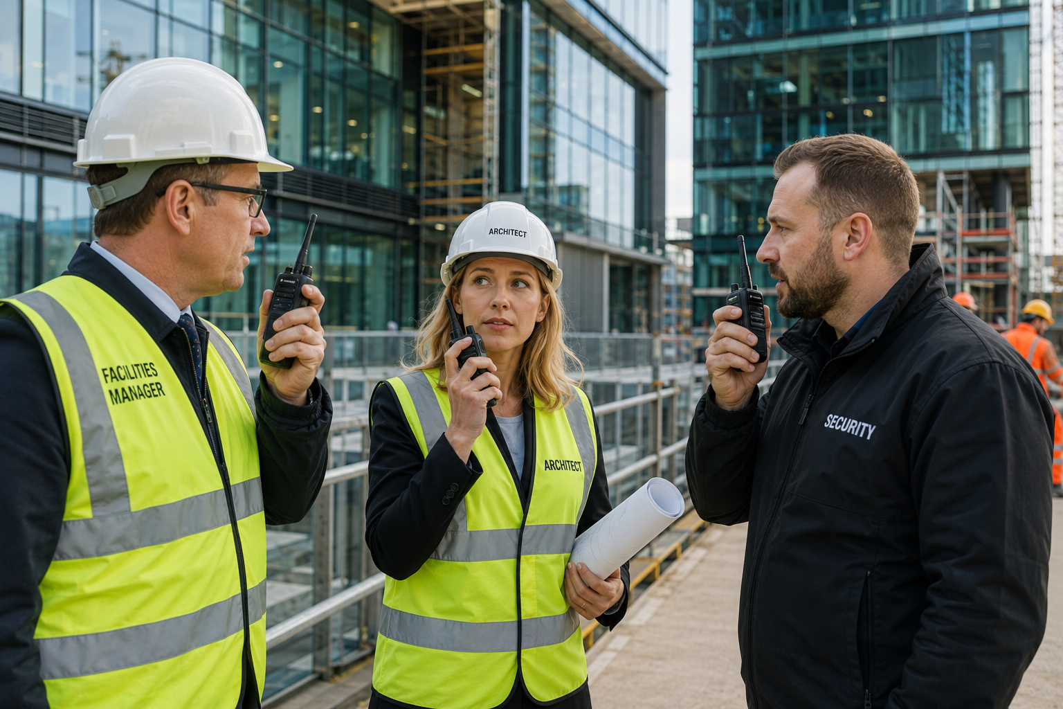 Coordinating construction activity on-site