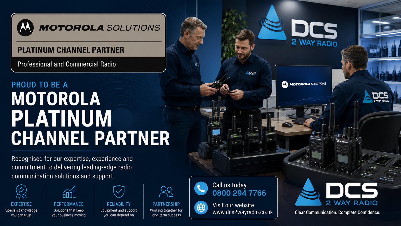Motorola and DCS partnership promotion