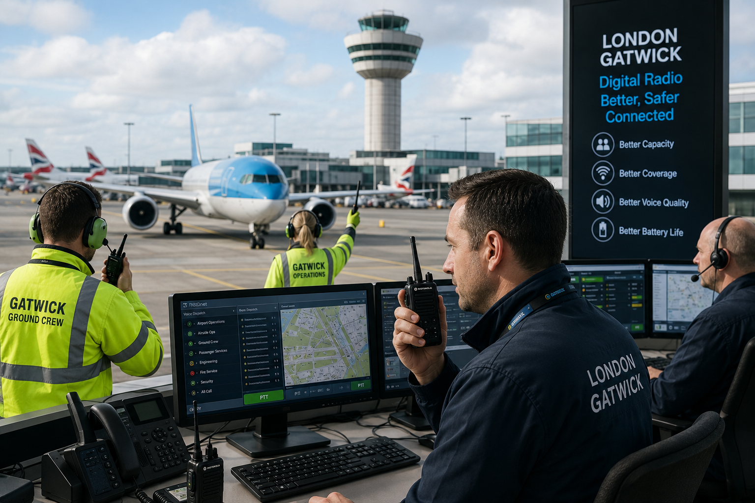 Gatwick Chose Digital Over Analogue Radio System