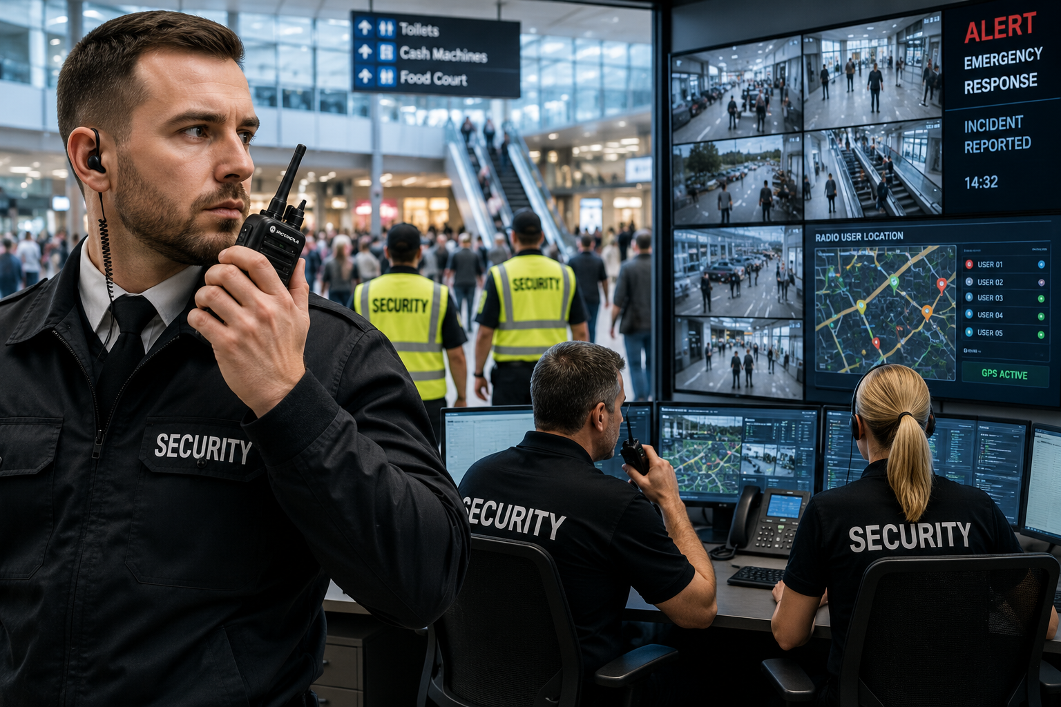 Security operations in a busy venue