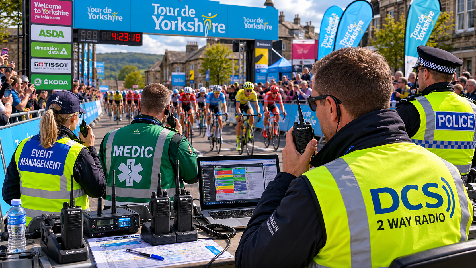 Tour De Yorkshire Finish Line