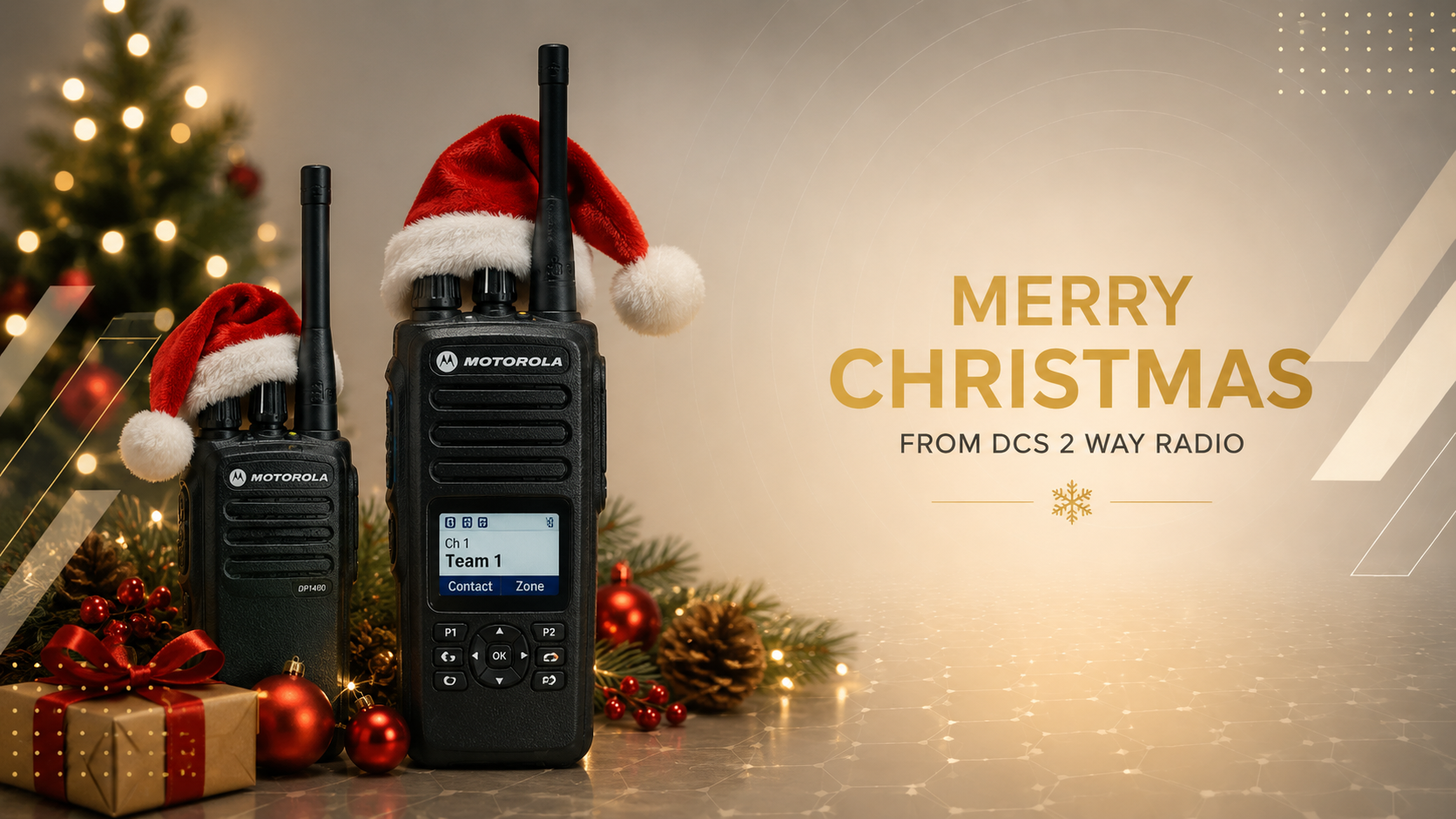 Short-Term Radio Hire for Christmas